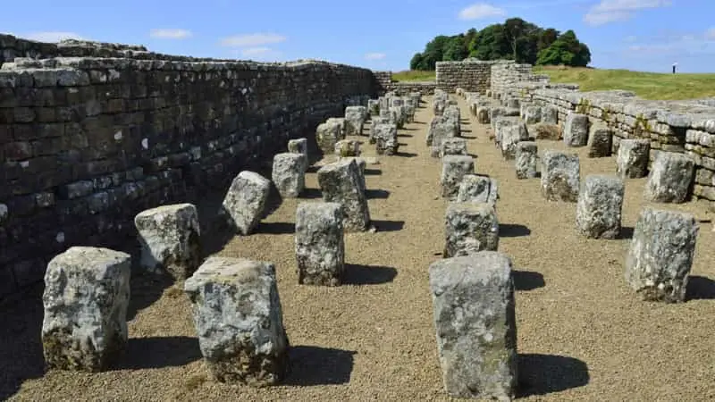 Roman Site on the Hadrian’s Wall Cycle Route